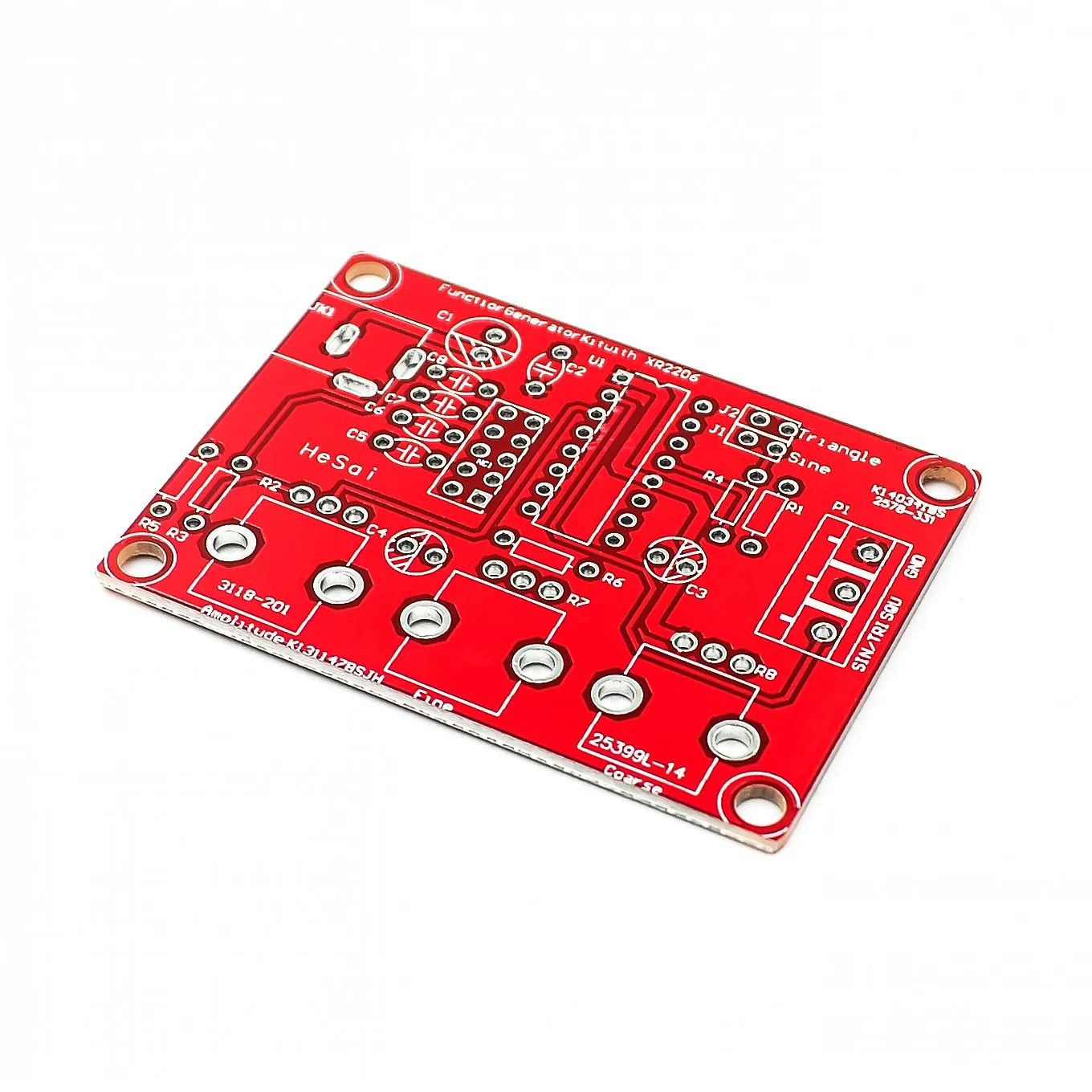 Advanced DIY Signal Generator Kit with Adjustable Frequency & Amplitude (Sine/Triangle/Square Output, 1Hz-1MHz)