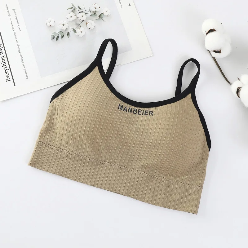 Women Lingerie Bra Sports Crop Top Tube Tops Cotton Underwear For Women