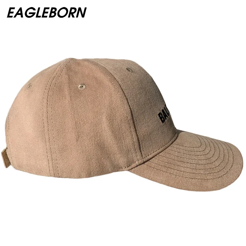 

EAGLEBORN New Classic Paris Embroidery Baseball Cap Brand High Quality Baseball Cap Holes Cap 100% Cotton Letter Men Women Caps