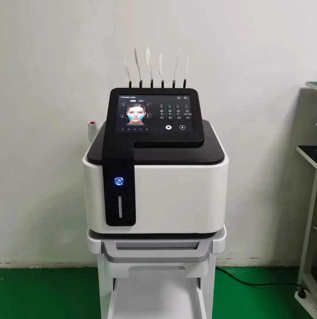 New Factory Price Peface Face Muscle Stimulator RF Neck Face Tightening Device EMS Facial Massager Microcurrent Face Lift 6
