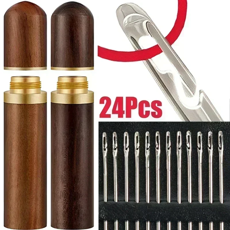 Blind Sewing Needles Elderly Big Hole Stainless Steel Needle for Hand