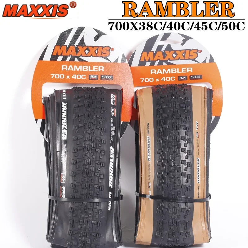 

MAXXIS GRAVEL 700C RAMBLER TUBELESS Bicycle Tire 700x38C/40C/45C/50C 650x47B 27.5x1.5 ADVENTURE Dirt Road Racing Bike Tires