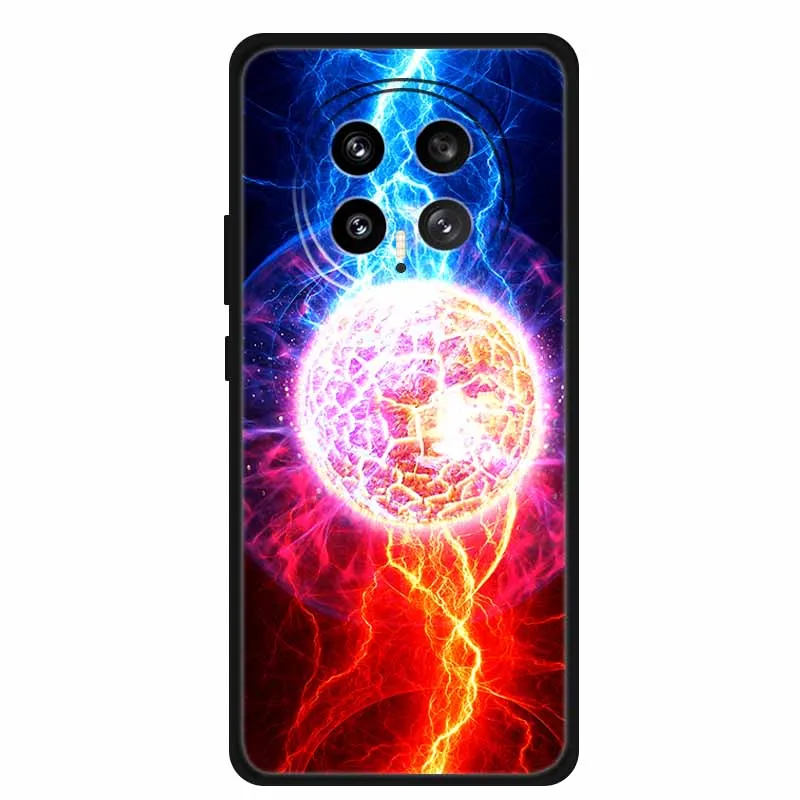 Shockproof Black Silicone Phone Case - Soft and Durable Back Cover