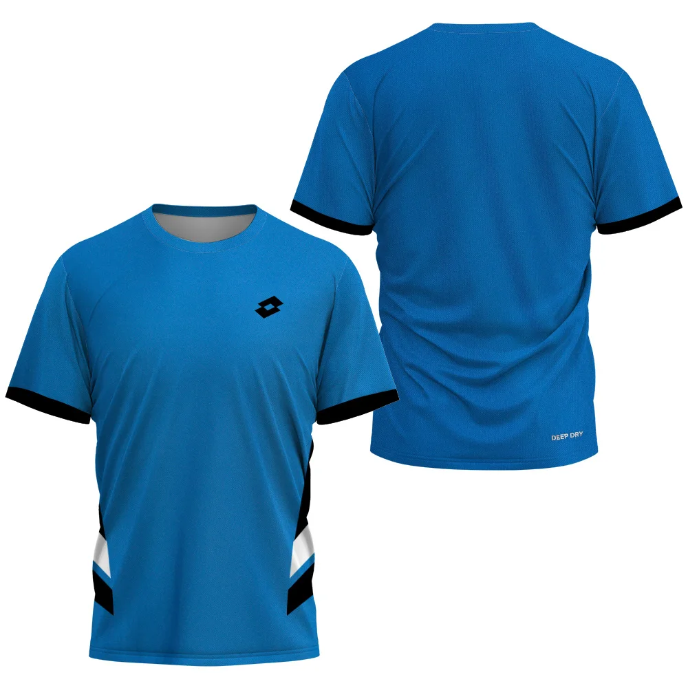 thumbnail image 1 of Camisetas de baloncesto de verano para hombre con estampado de rayas Quick Strike, de secado rápido, de manga corta, uniforme de fútbol para entrenamiento de clubes, 1 of 5