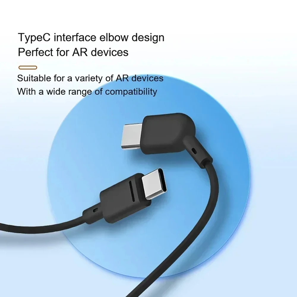 Hibloks AR Charging Transmission Module Data Cable TypeC Rokid Glasses For Thun