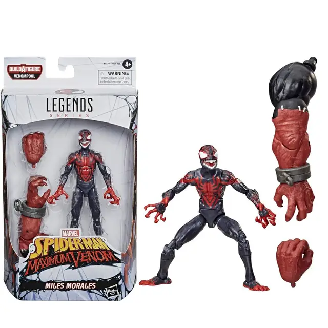 Mike Morales Spiderman Venom MuÃ±eco Marvel MuÃ±eco Venom 30 Cm MuÃ±