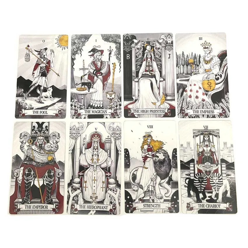 12x7cm Secret Mirror Tarot Card Game 4