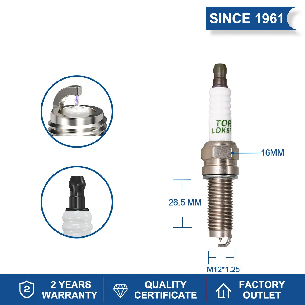 Automobile China Original High Quality Spark Plug TORCH LDK8RTAIP