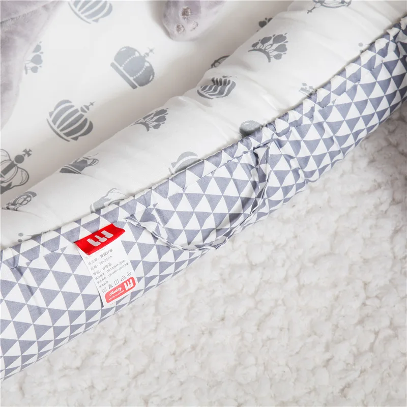 Baby Nest Bumper Sleeping Bed Portable Baby Crib Infant Cradle Cot Newborn Nursery Bassinet Travel Folding - 4