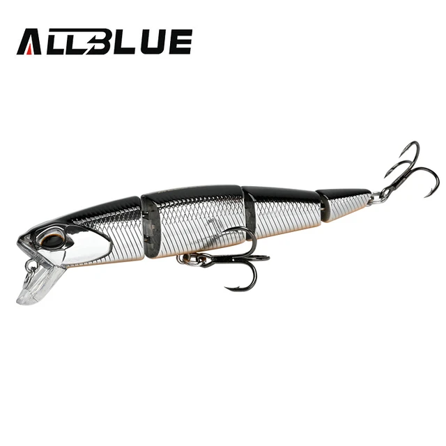ALLBLUE Professional Jointed Swimbait 70mm 90mm Sinking Minnow Fishing Lure  Jerkbait Artificial Hard Baits for Pike