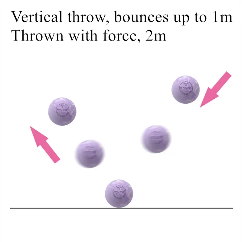 Lacrosse Massage Ball Rubber Camouflage Yoga Muscle Massage Roller Relaxation Pain Relief Portable Physiotherapy Ball 6.3cm