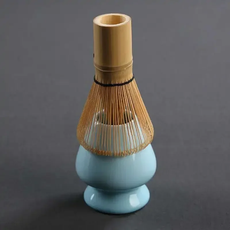 Japanese Ceramic Matcha Green Tea Chasen Holder Stand Bowl Bamboo Whisk Grinder Brushes Tea Tools Holder Accessories Teaware