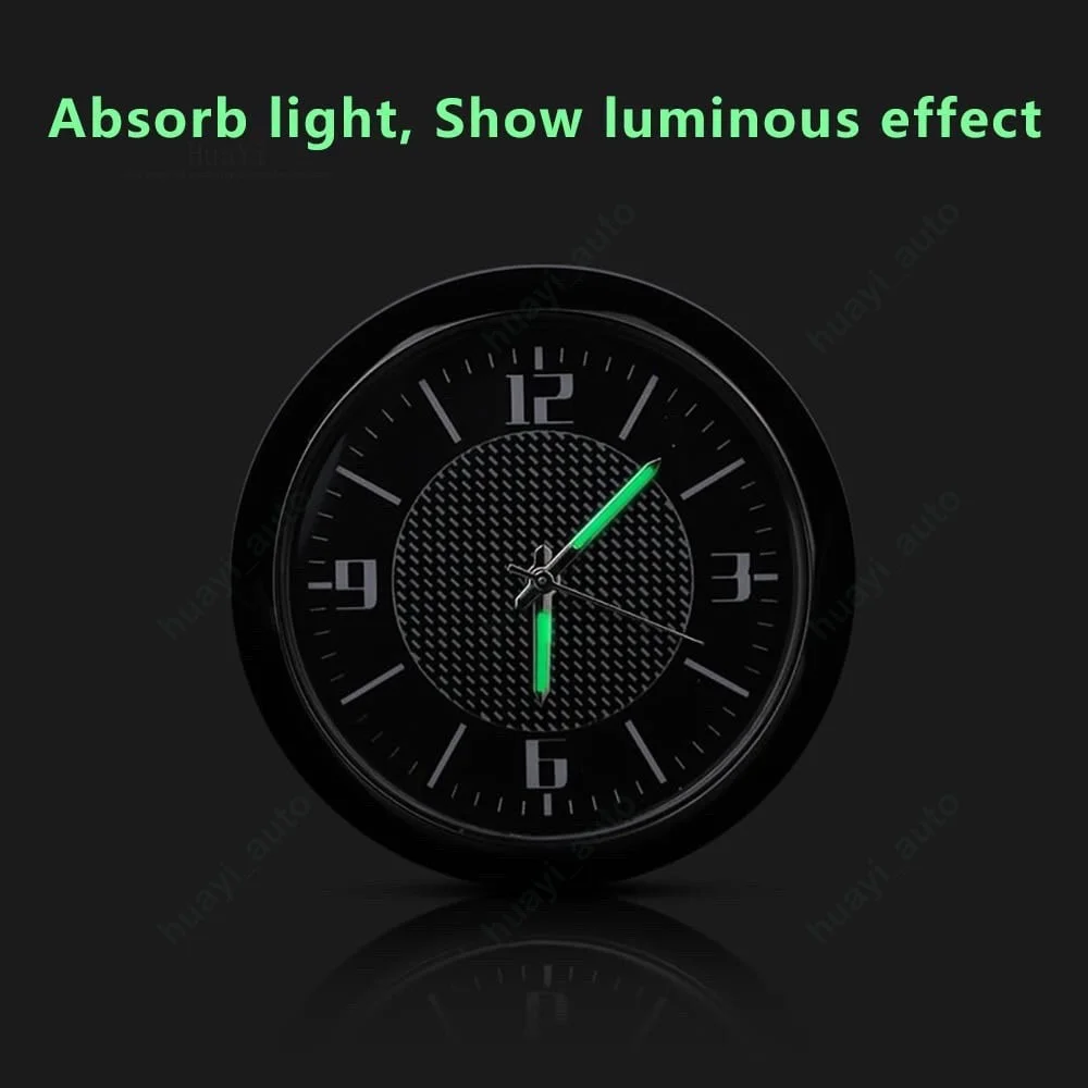 Auto Mini Orologio Per Auto Aria Condizionata Vent Cruscotto Adesivo Decorativo Per Toyota GR Sport Corolla Yaris Hilux Agyo Rav4 Camry - Image 6