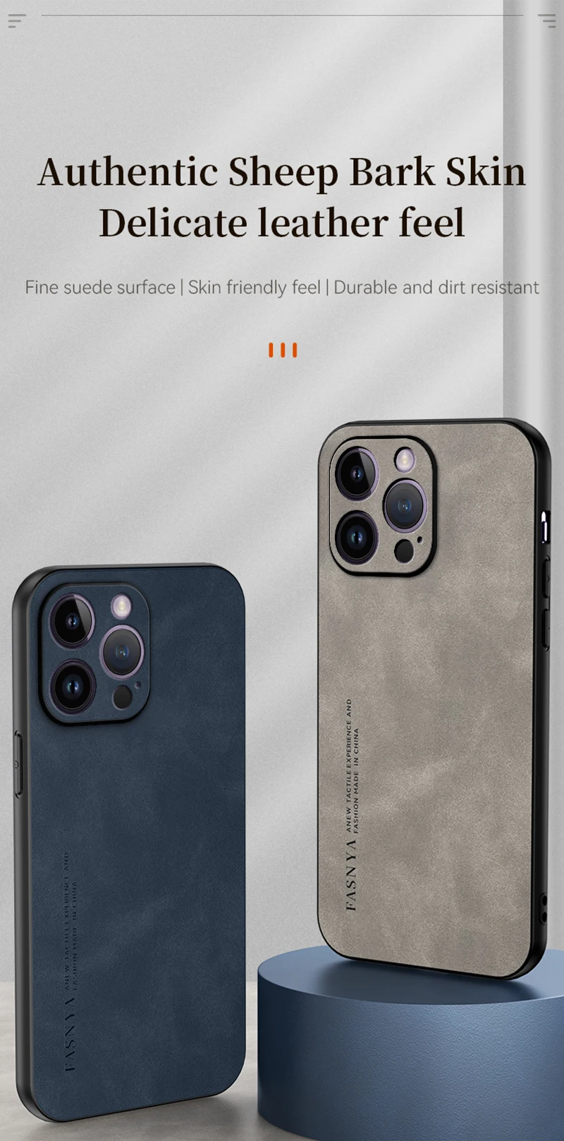 Vintag Lathr Soft Phon Cas für iPhon 14 13 12 11 Pro Max Mini X XR XS max 7 8 Plus SE Shpskin Txtur Covr_voghion.com