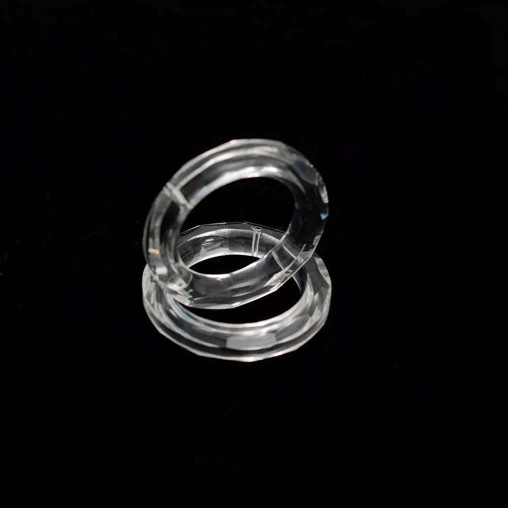 1pcs Handing Ring Chandelier Glass Crystals Lamp Prisms Parts Drops Pendant Rainbow Sun Catcher Home Wedding Decoration