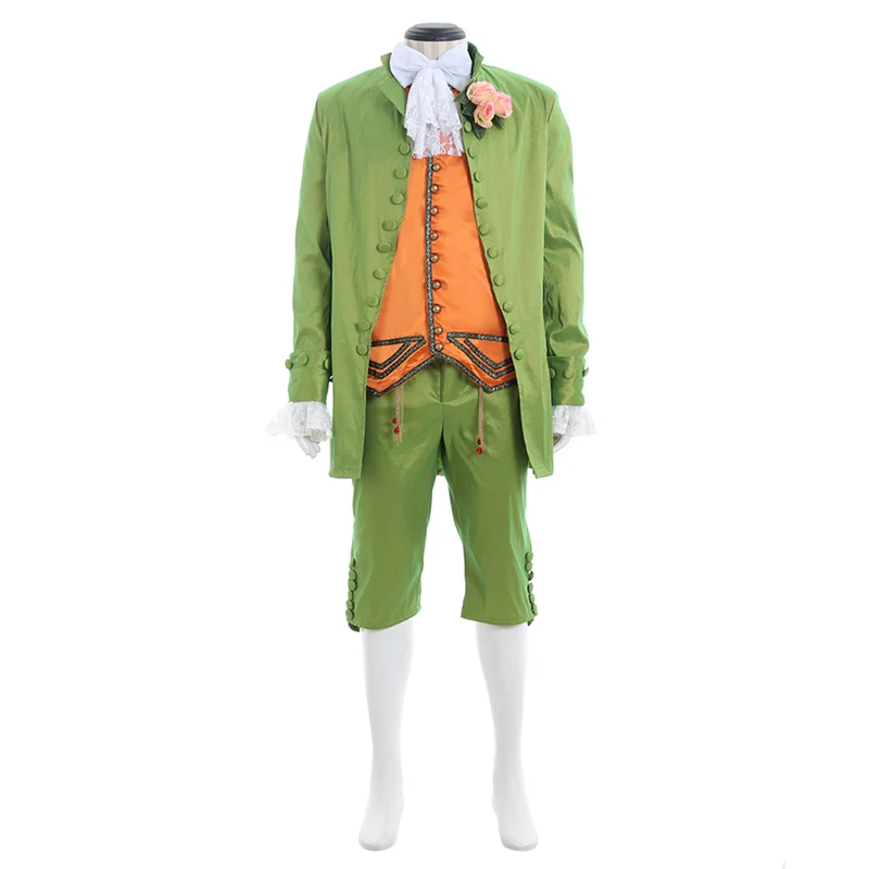

Medieval Court Prince Cosplay Costume Vintage Retro Men's Suits Masquerade Deluxe Victorian King Clothes