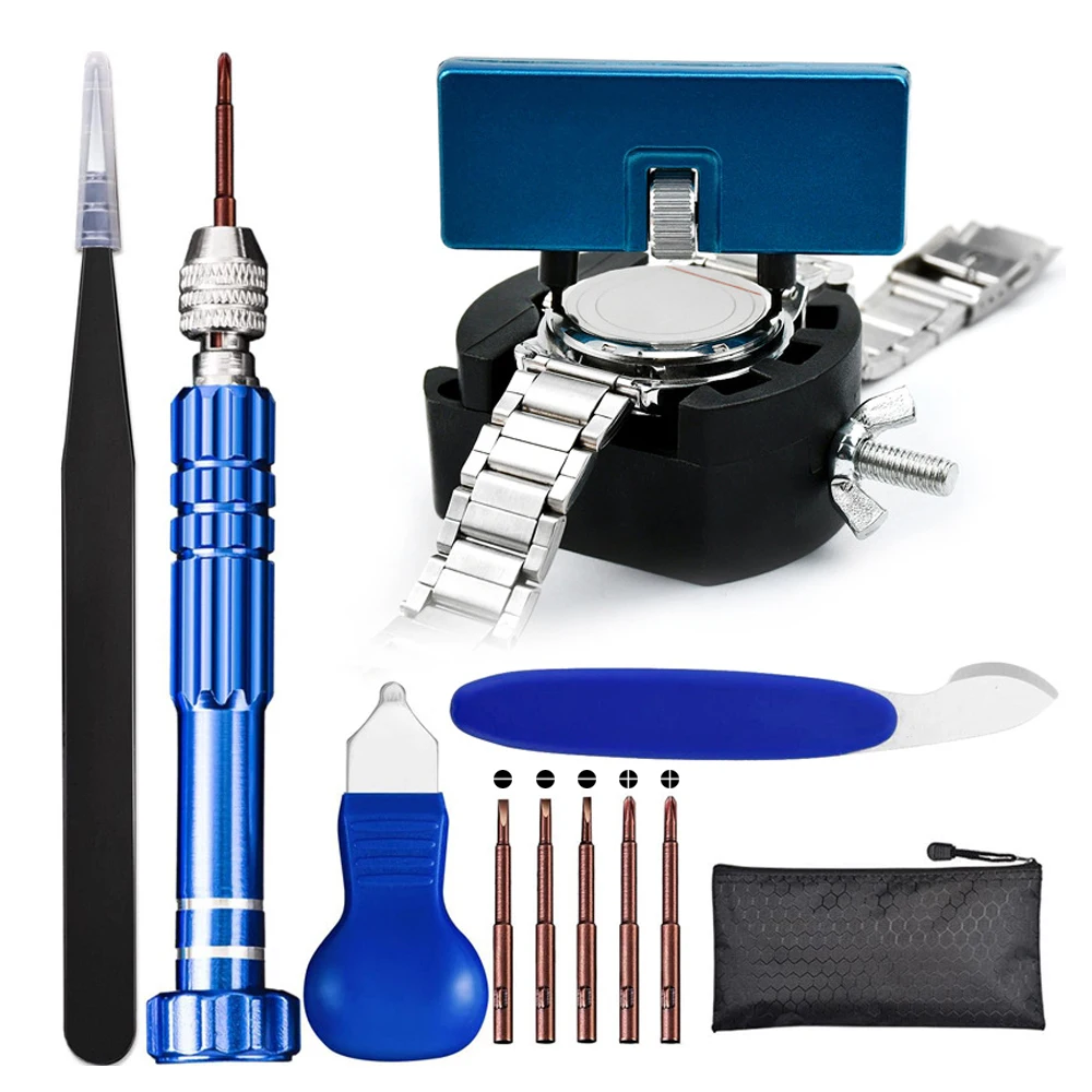 12pcswatchbatterychangetoolkittoopenwatcheswatchbackcase