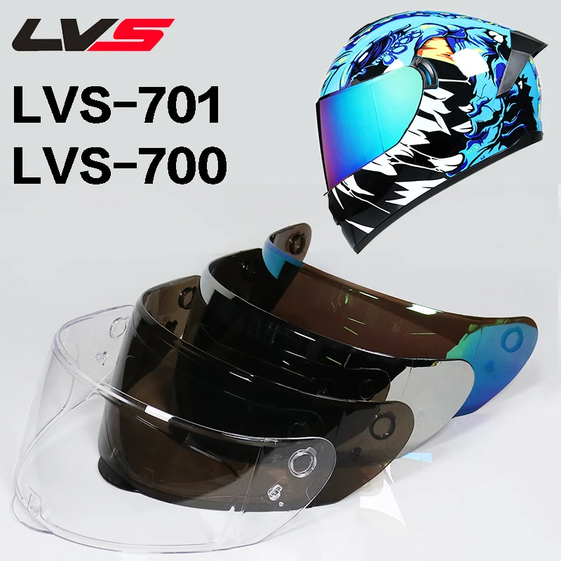 전체 얼굴 헬멧 전체 얼굴 오토바이 헬멧 바이저 LVS-700 LVS-701