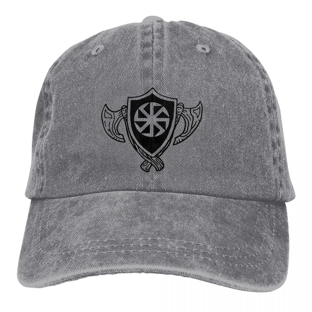 

Summer Cap Sun Visor Warrior Hip Hop Caps Slavic Perun Sign Svarog Creator God of the Sky Cowboy Hat Peaked Hats For Travel Gift