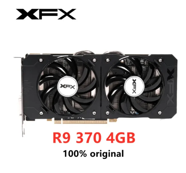 

Оригинальная видеокарта XFX R7 R9 370 4 Гб AMD Radeon R9 370X 380X 2 Гб графический экран карты GPU Настольный ПК PCI-E игровая карта Видеокарта