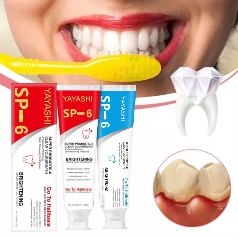 Ultra Whitening Toothpaste Brightening Oral Probiotic Pasta Dental Fresh Breath Toothpaste for Stain Removal