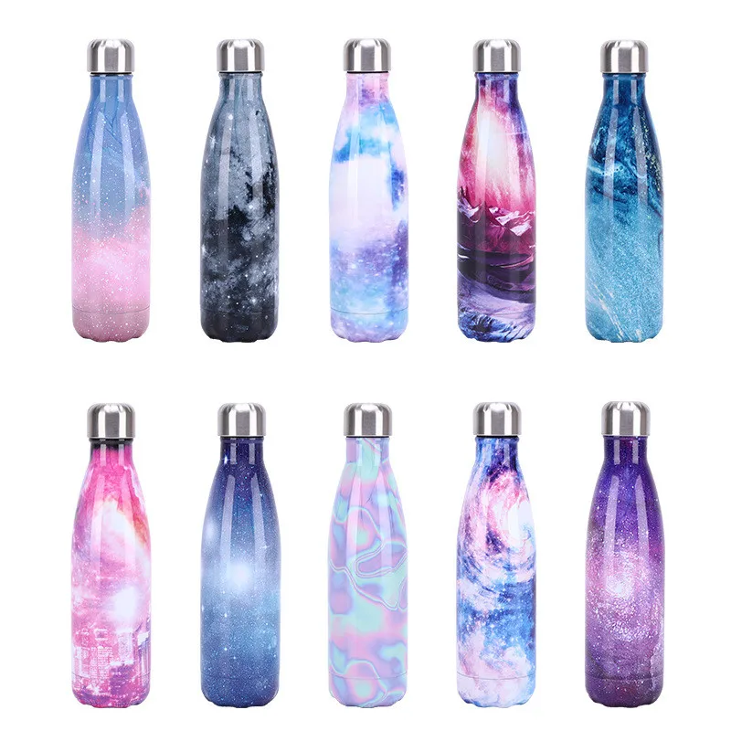 

Insulated Stainless Steel Water Bottle - Double Walled Vacuum Insulated Thermos Flask - Metal Sports Bottle