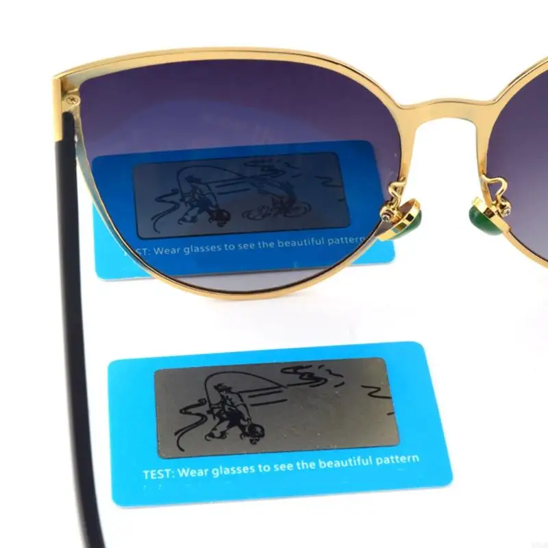 Polarization Sunglasses Tester, Polarized Glasses Test Card,Glasses Check Paper