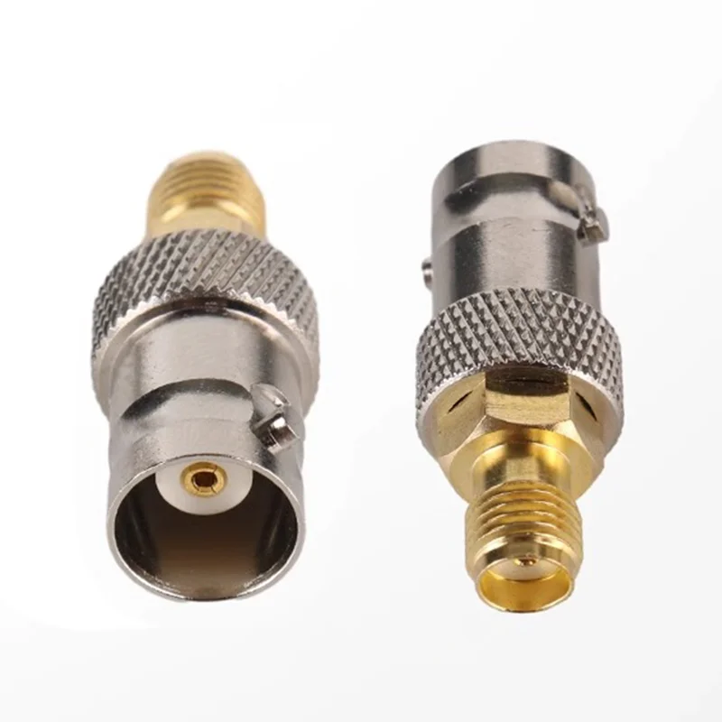 5/20PCS Connector Adapter SMA Female Jack to BNC Female Jack RF Coaxial cable Converter Straight New For Wireless LAN Devices