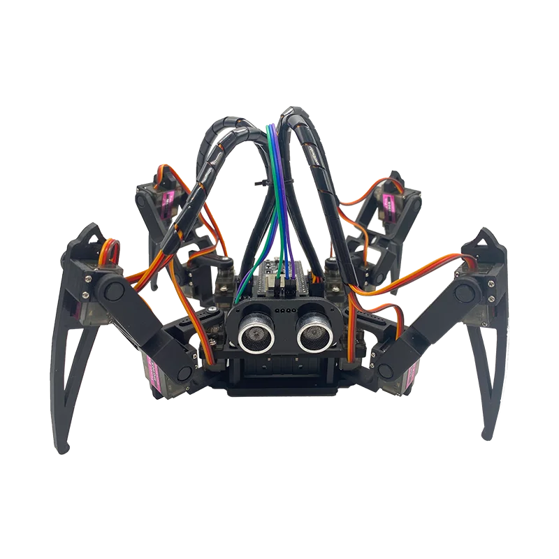 QuadBot-TD 사중 생체 모방 스파이더 프로그래밍 로봇 지원, 아두이노 블루투스 원격 제어 어셈블리, DIY 키트 STEM, 3DOF