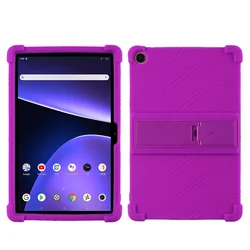 Enhanced Tablet Stand Cover with Soft Airbag Silicone Protection for Realme pad 10.4 RMP2 (PURPLE)