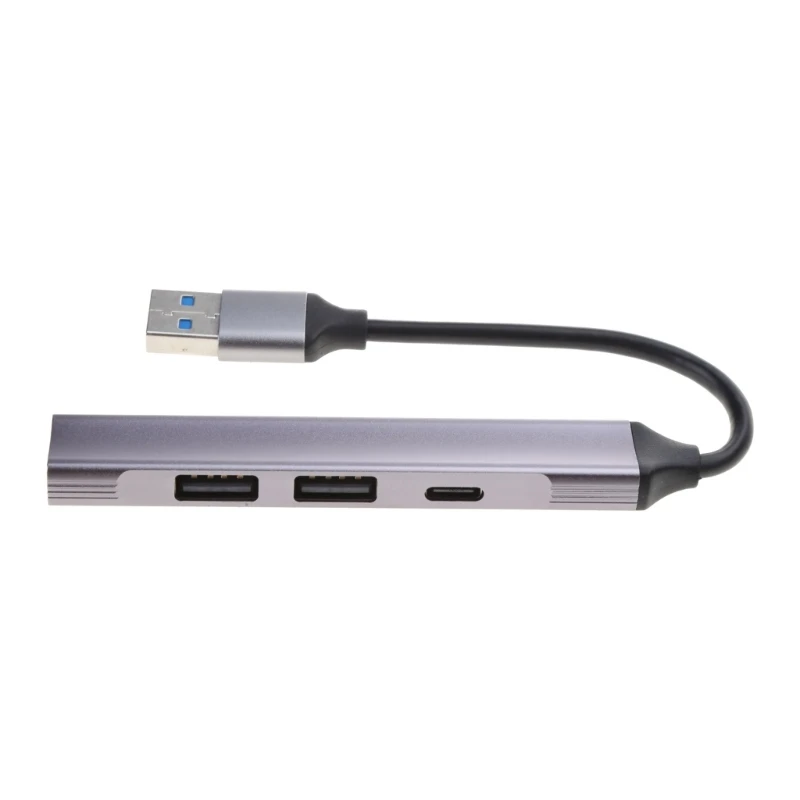 노트북 태블릿 휴대폰용 멀티포트 USB 허브 4 in 1 도킹 스테이션 USB 어댑터
