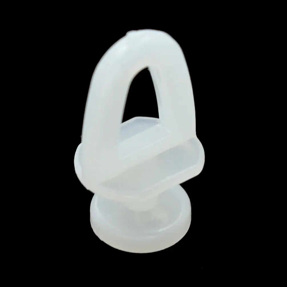 60Pcs Visible Plastic Rollers Rail Curtain Track Hook Replacement Accessories