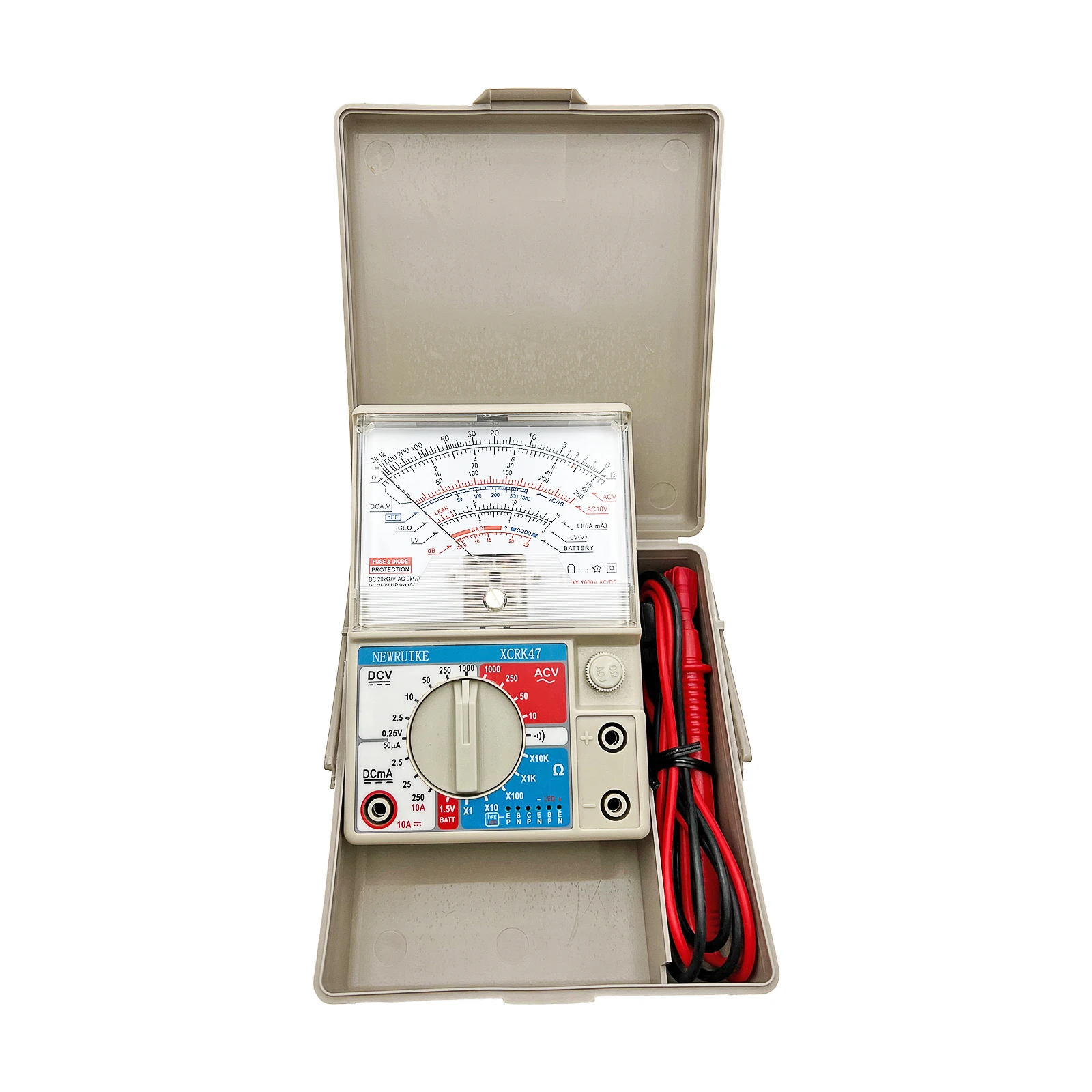 NEWRUIKE XCRK47 Analog Multimeter High Precision Mechanical Multi-function Multimeter Maintenance Pointer