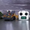 1/14 RC Hydraulic Skid-Steer Loader SM770 RTR Radio Control Construction Vehicle RC Car Painted Model Light Sound Mini RC Toys 1