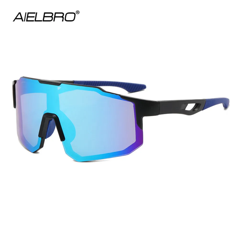 

AIELBRO 2024 New Mountain Bike Glasses Men Sun Glasses Cycling Glasses Outdoor Windproof Sports Women Sunglasses For Bicycle