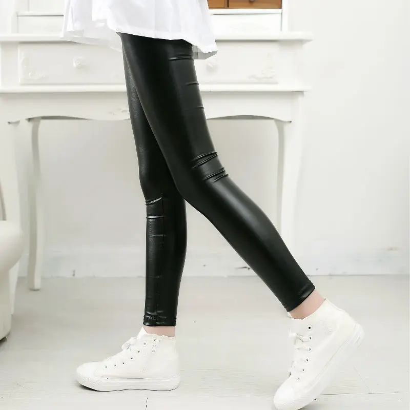 Spring/Autumn New Kids Girl Casual Solid Wild Leggings Trousers
