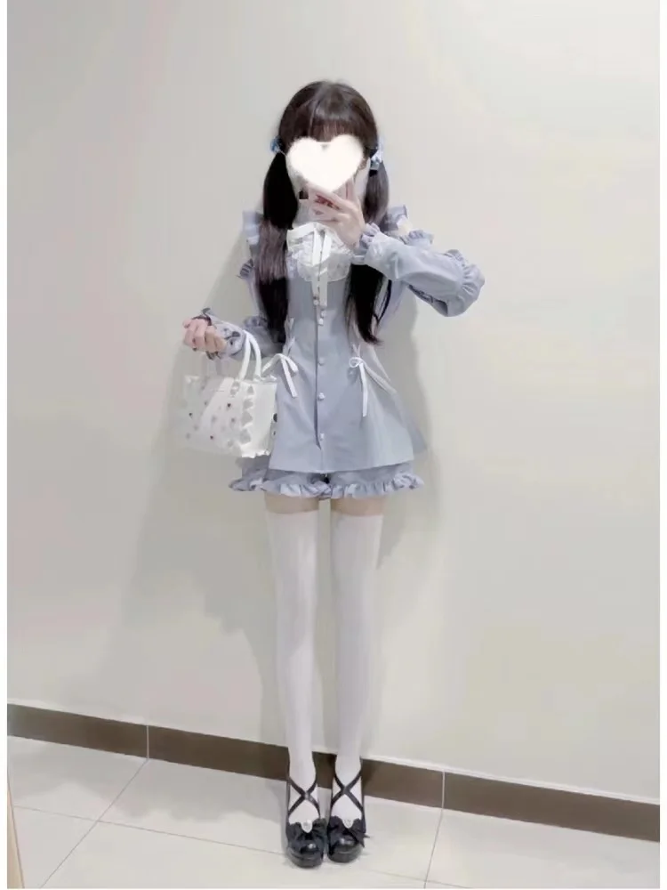 ※kigi【新品未使用】main story2024ssスウェット4Y Jirai Kei Kawaii Cutecore Lace Skirts Ropa De Mujer Mine