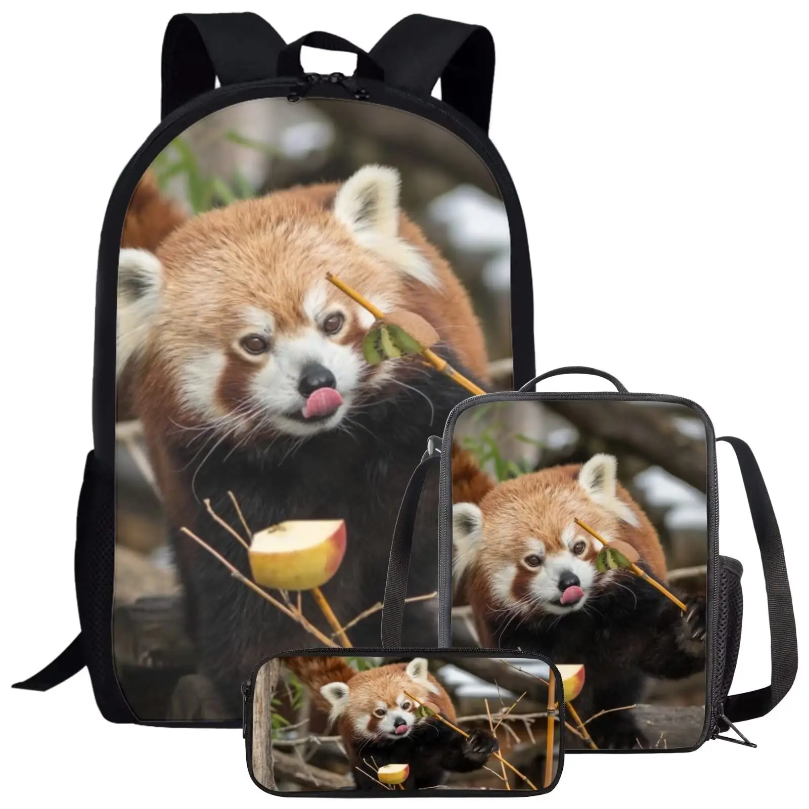 Kids Backpack Red Panda 3D Print Student School Bag For Boys Girls Children Rucksack Women Large Capacity Bag Travel Backpacks
