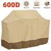 600D Oxford Cloth Barbeque Cover Waterproof Rain Protective Weber Heavy Duty Grill Cover Outdoor UV Resistant BBQ Grill Cover 1