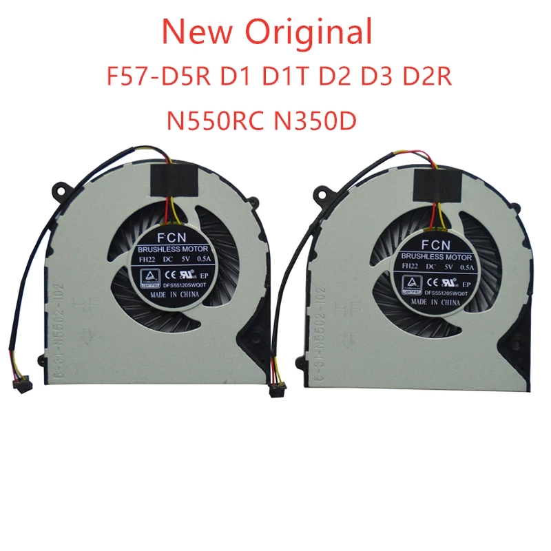 Nouveau Ventilateur Cpu Pour Clevo W350DW F57 M510D1