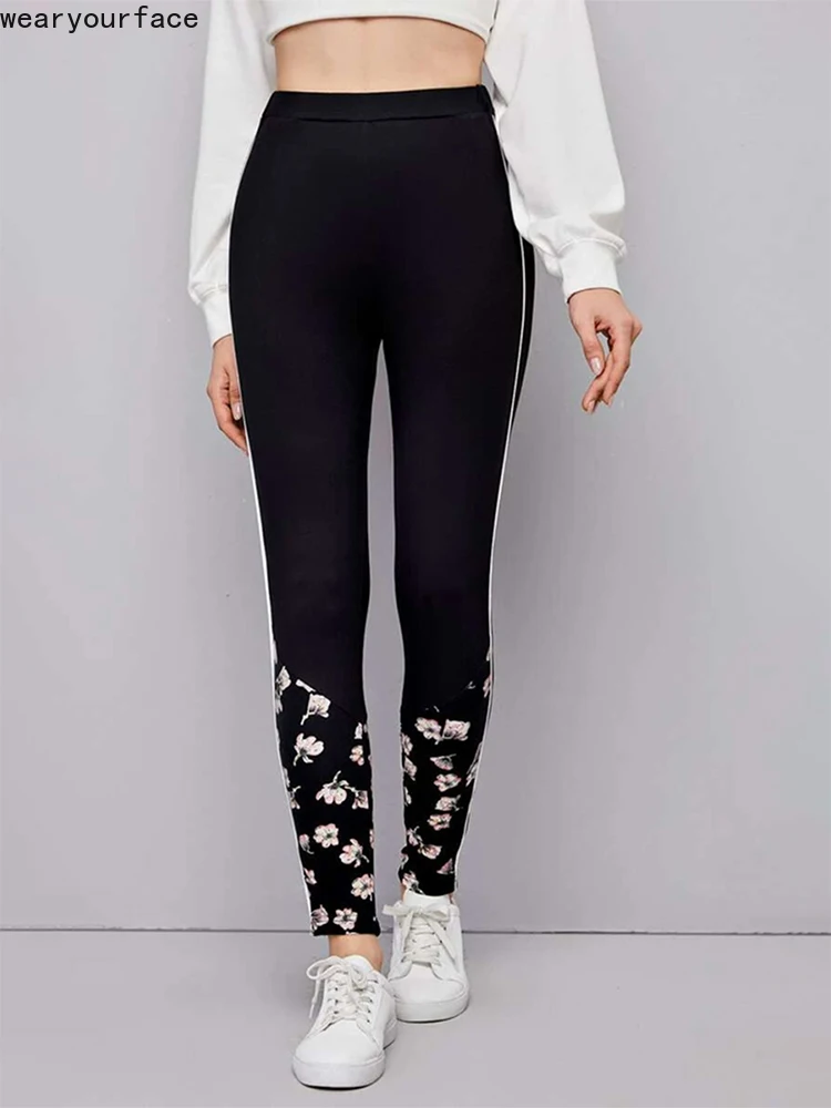 Florals Butterfly Leopard Gym Yoga Legging 3D All Over Print Sexy Casual Streetwear US Size Fitness Elastic Women Girl Clothing