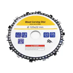 Alloy Disc And Chain, 5 Inch 14 , Angle Cutting Wheel with 7/8 Inch Center Hole