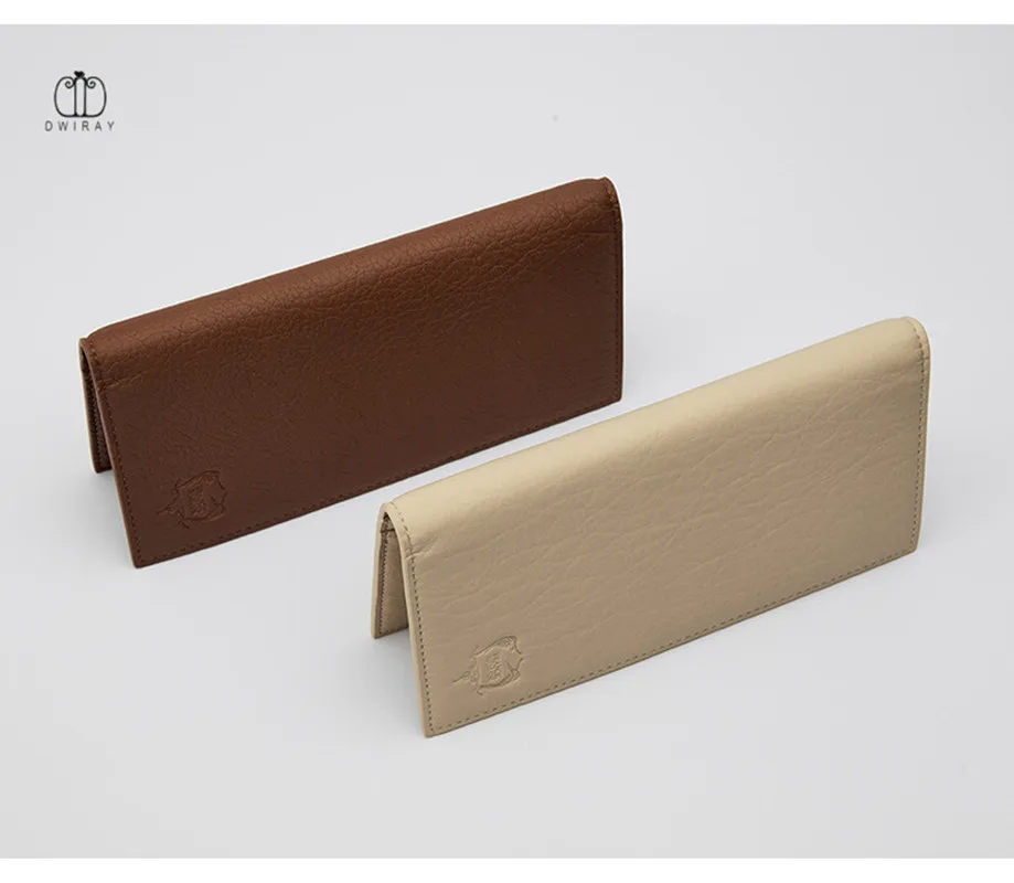 

DWIRA First Layer Cowhide New Business And Leisure Multi-Functional Wallet Vertical Card Bag FP-002 Apricot Color 2023