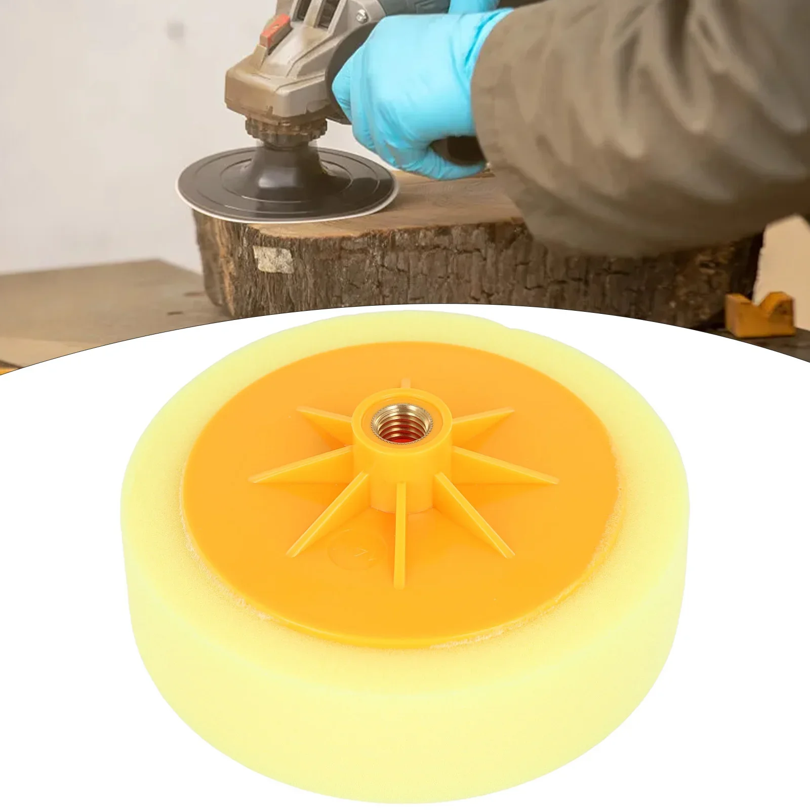 

Tool Polishing Pad Head Buffing Wheel Compounding Fittings Foam For Car Parts Polishing Sponge Head Replacement
