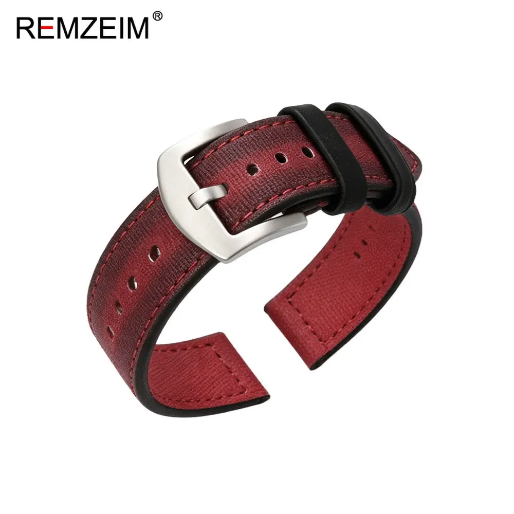 Unisex Durable Nylon Canvas Vintage Casual Watchband Bracelet