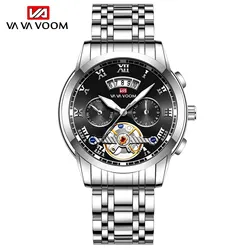 Men's Luxury Stainless Steel Waterproof Watch with Luminescent Features (2453-yhy)