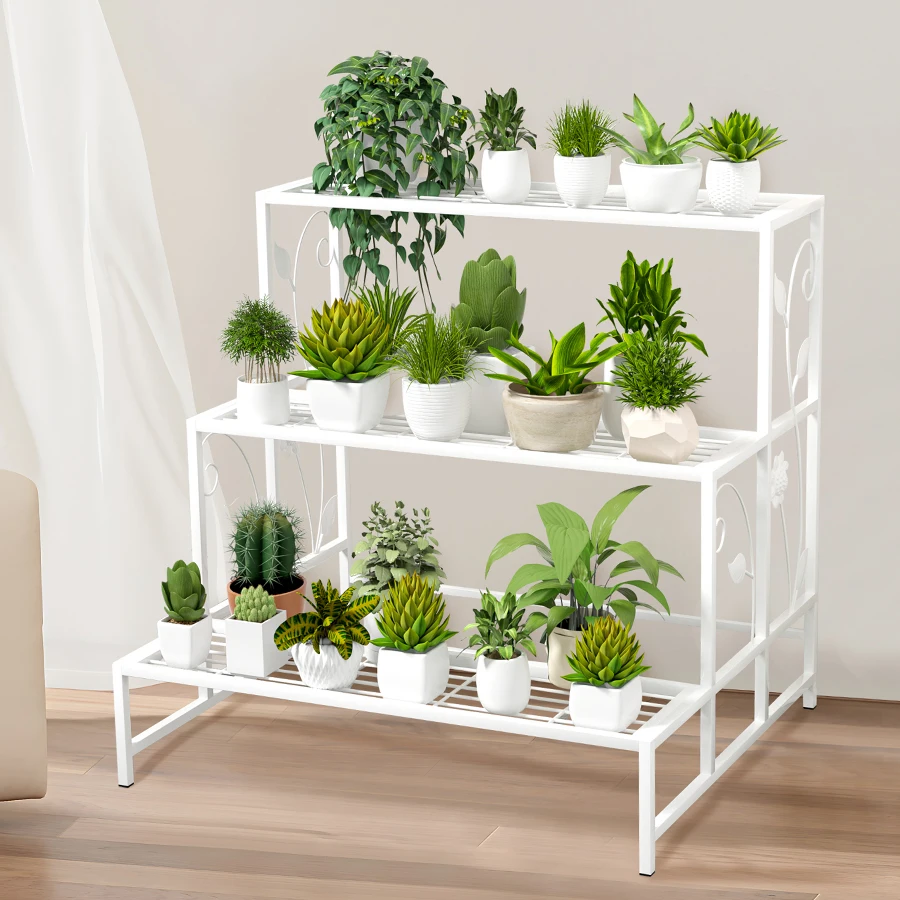 Plant Stand Iron Shelves Flower Floor Multi-layer Balcony Living Room Flower Pot Rack Estantes Para Plantas storage rack plant stand