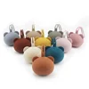 Free Customized Baby Silicone Pacifier Holder Portable Teat Attachment Soother Container Box Nipple Storage Box Baby Accessories 2