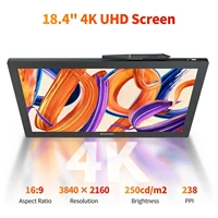 Pro 19 Pen Display PD1900 Graphics Tablet 4K UHD Screen 18.4 Inch Large Drawing Monitor 16K Pressure G-Pro Pen, 99% sRGB 1