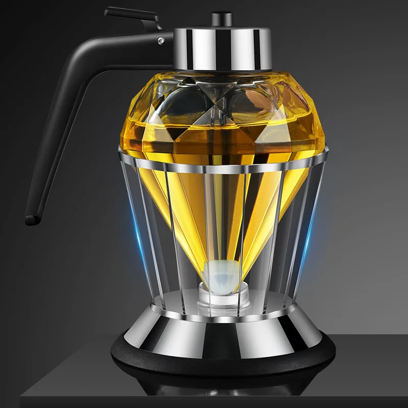 

Diamond Glass Oil Storage Tank Honey Olive Oil Press Storage Tank Visible Color Transparent Oil Storage Kitchen Tools